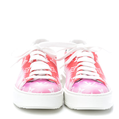 Louis Vuitton Monogram Escale Time Out Sneakers 37.5 Red 2 of 7