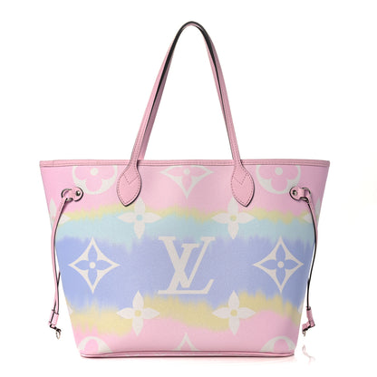Louis Vuitton Monogram Escale Neverfull MM Pastel 3 of 24