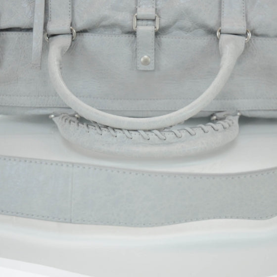 Agneau Squash Small Duffel Bag Gris Ciment