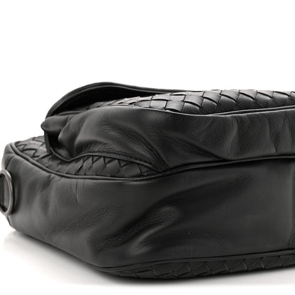 Bottega Veneta Nappa Intrecciato Messenger Bag Black 9 of 10