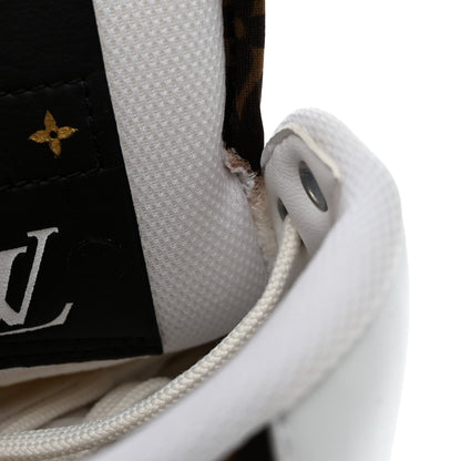 Louis Vuitton Recycled Polyester Charlie Sneakers 36 White Cacao Brown 9 of 10