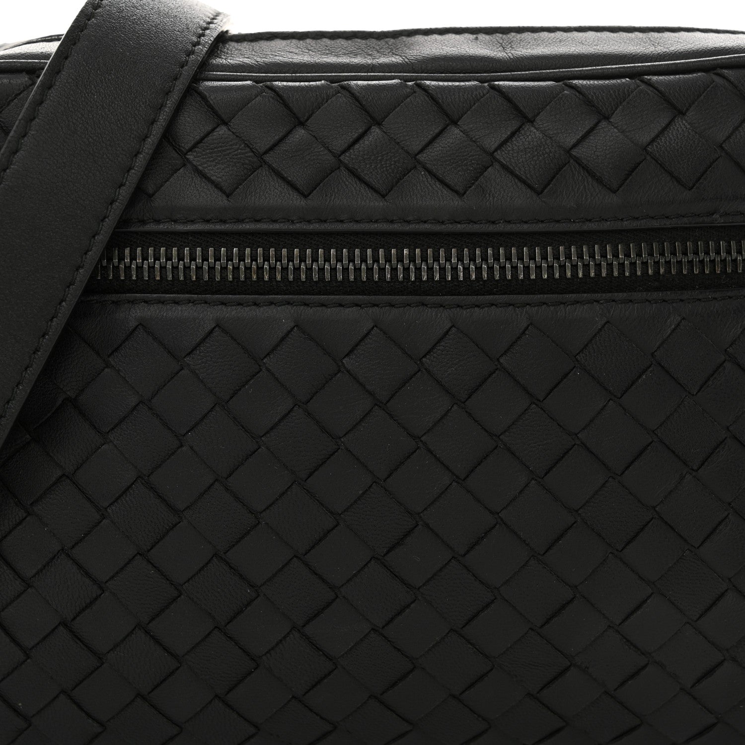 Bottega Veneta Nappa Intrecciato Crossbody Messenger Ebano 7 of 13