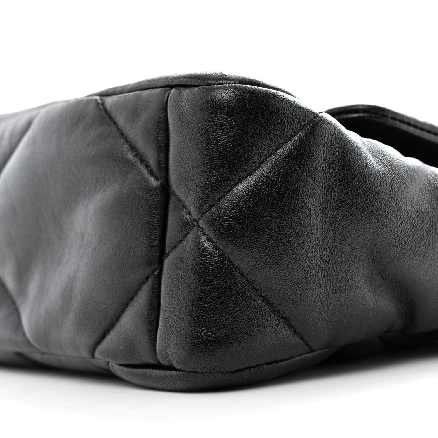 Chanel Lambskin Quilted Medium Chanel 19 Flap Black 10 of 12