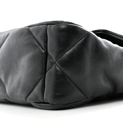 Chanel Lambskin Quilted Medium Chanel 19 Flap Black 10 of 12