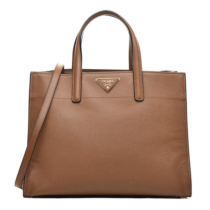 Prada Saffiano Soft Tote Caramel 1 of 8