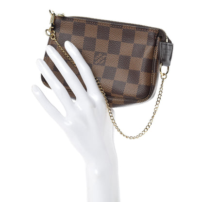 Louis Vuitton Damier Ebene Mini Pochette Accessories 2 of 8