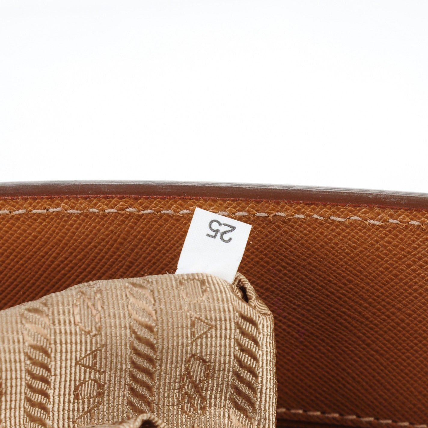 Saffiano Lux Parabole Tote Caramel