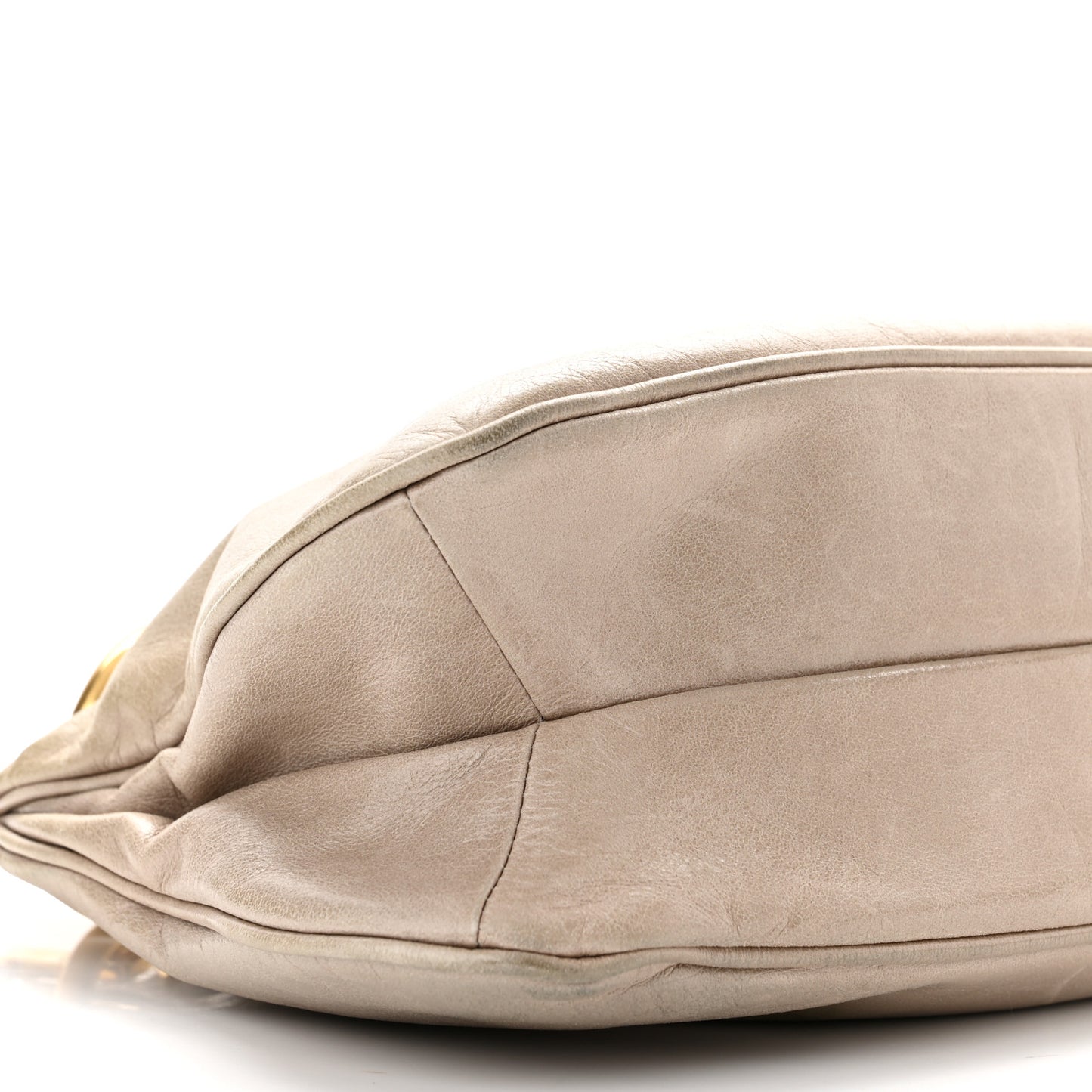 Vitello Shine Shoulder Bag Cammeo