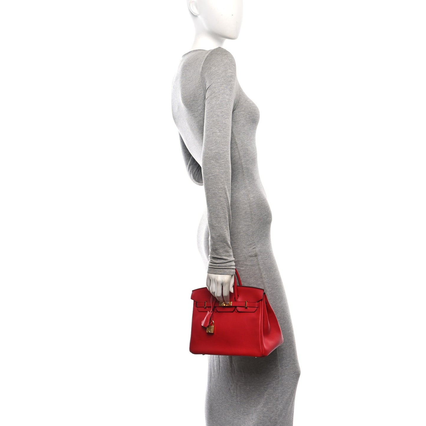 Swift Birkin 25 Rouge De Coeur