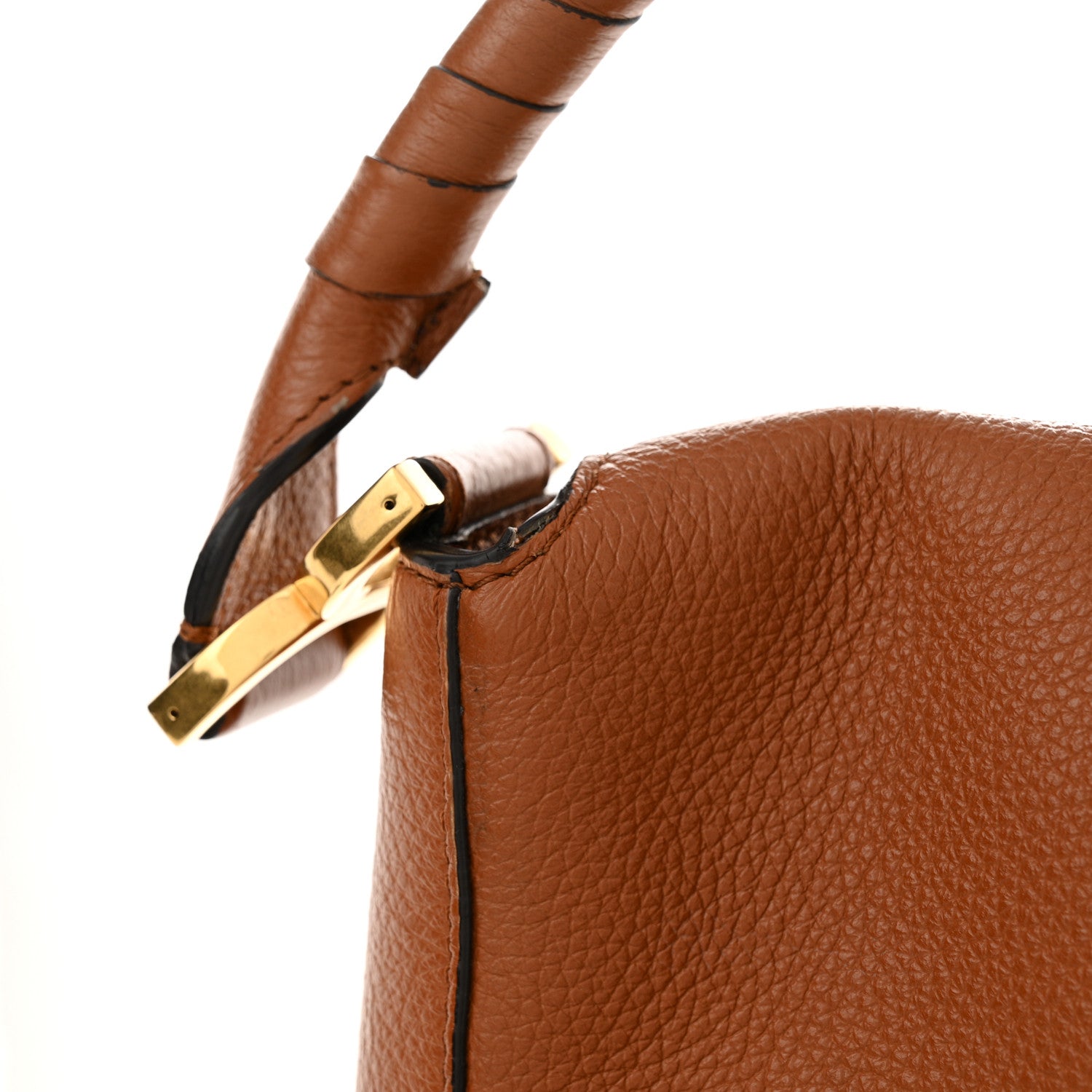 Chloe Calfskin Marcie Hobo Tote Tan 12 of 12