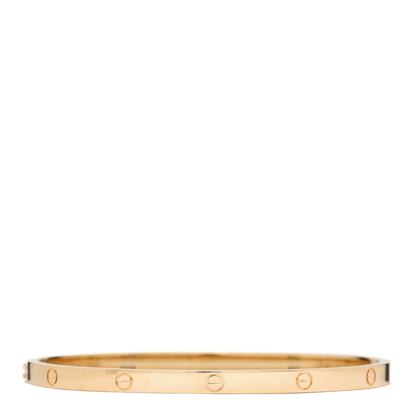 18K Yellow Gold Small LOVE Bracelet 17