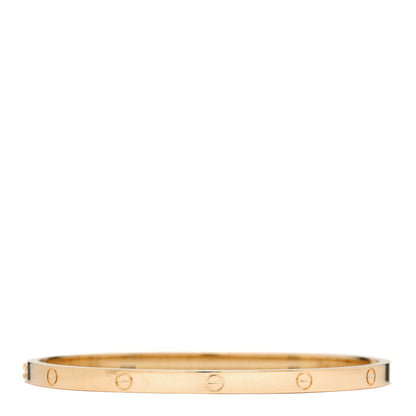 Cartier 18K Yellow Gold Small LOVE Bracelet 17 3 of 9