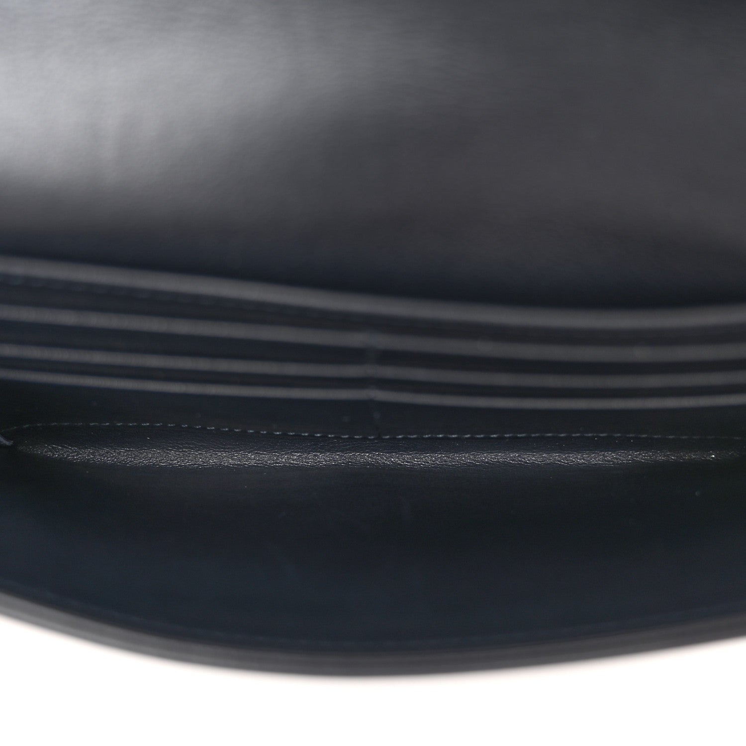 Christian Dior Oblique Saddle Chain Long Wallet Blue 6 of 12