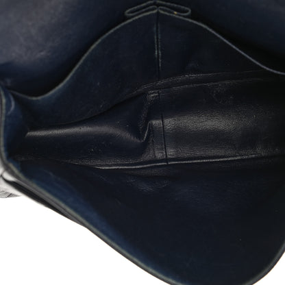 Chanel Caviar Quilted Jumbo Double Flap Navy Blue 5 of 11