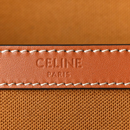 Celine Triomphe Canvas Medium Cabas Bag Tan 7 of 9