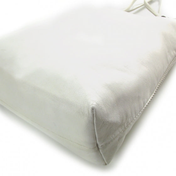Bottega Veneta Leather Maxi Tote White 5 of 11