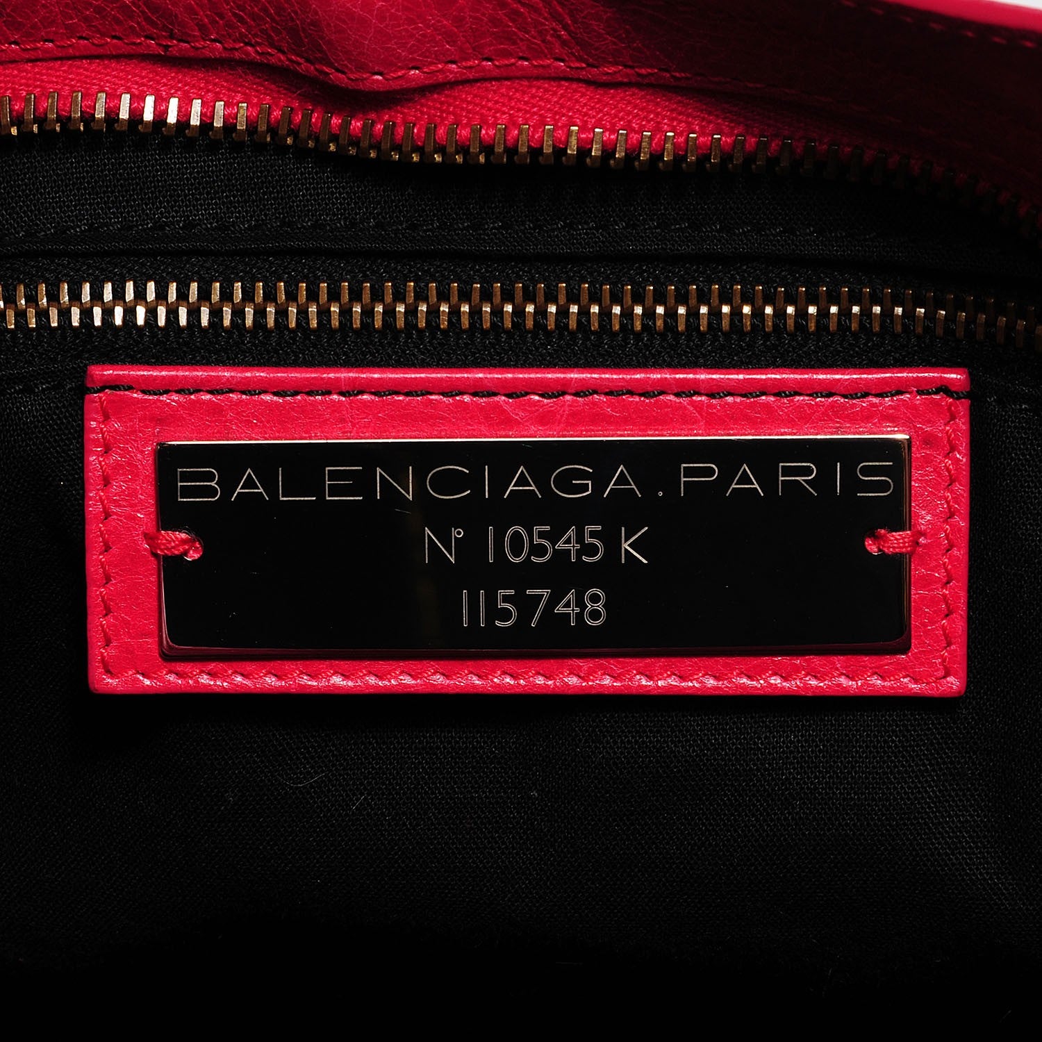 Balenciaga Agneau Classic Hardware City Rose Thulian 13 of 15