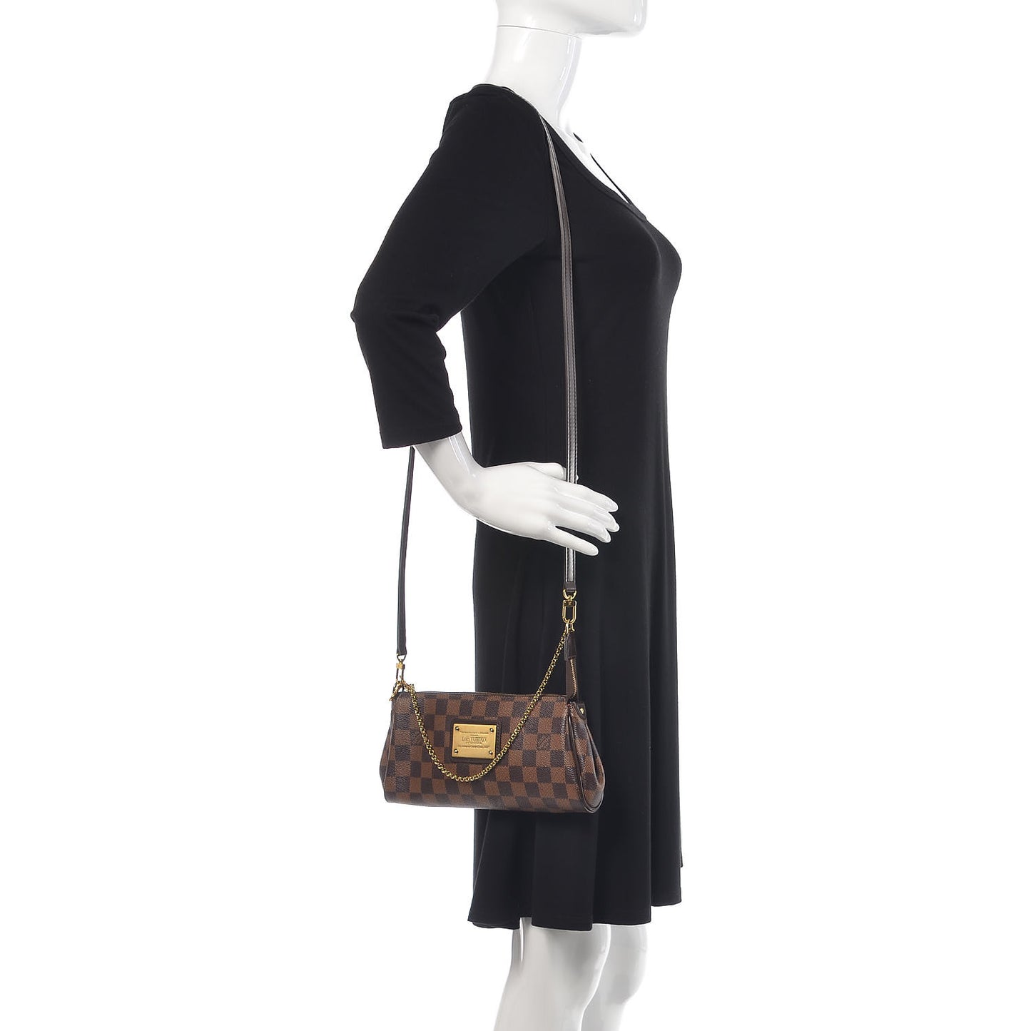 Damier Ebene Eva Clutch