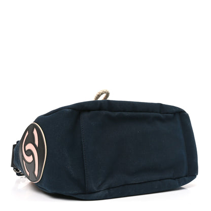 Chanel Canvas Cruise 31 Rue Cambon Shoulder Bag Navy 4 of 10
