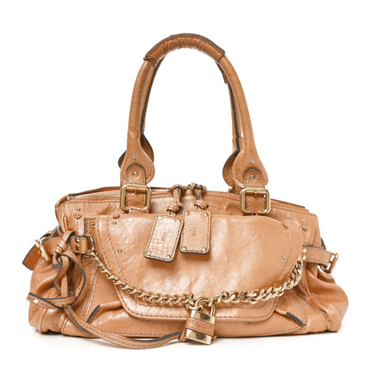Chloe Calfskin Medium Paddington Capsule Satchel Brown 1 of 10