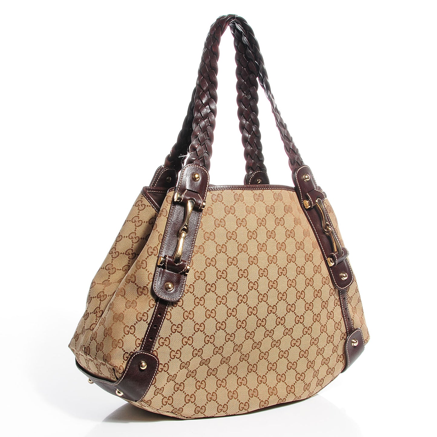 Monogram Medium Pelham Shoulder Bag Brown