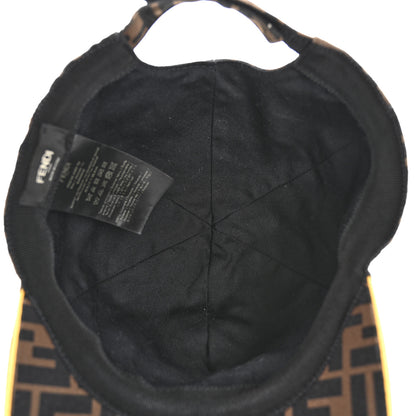 Fendi Canvas FF Reloaded Baseball Hat Tobacco Yellow 7 of 8
