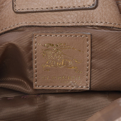 Burberry Calfskin Quilted House Check Shoulder Bag Beige 6 of 15