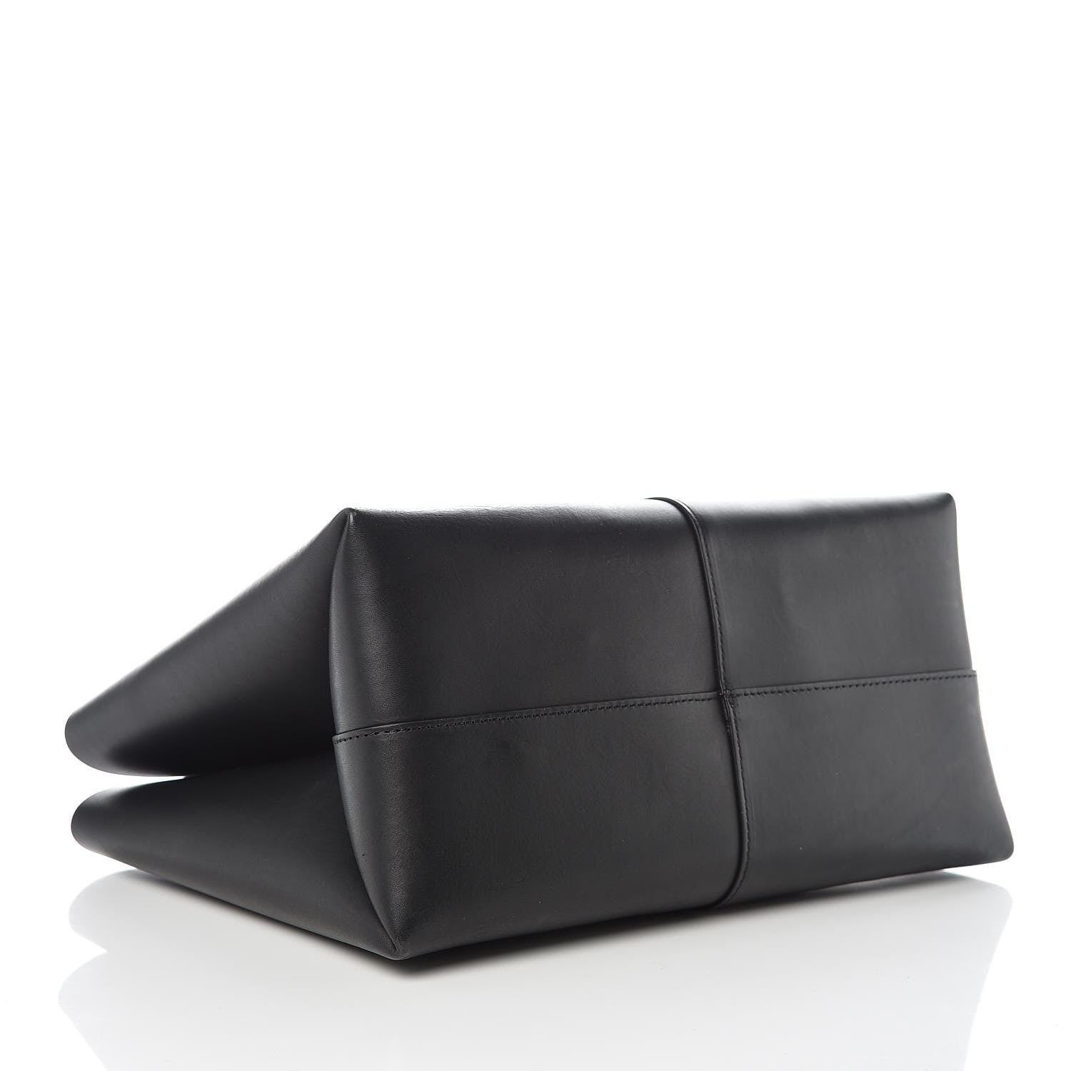 Mansur Gavriel Calfskin Mini Folded Bag Black Flamma 4 of 15