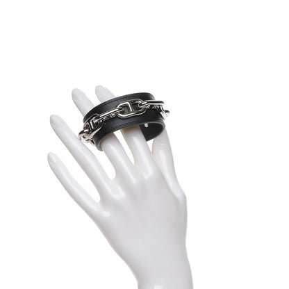 Hermes Chamonix Chaine D'Ancre Bracelet M Black 2 of 5