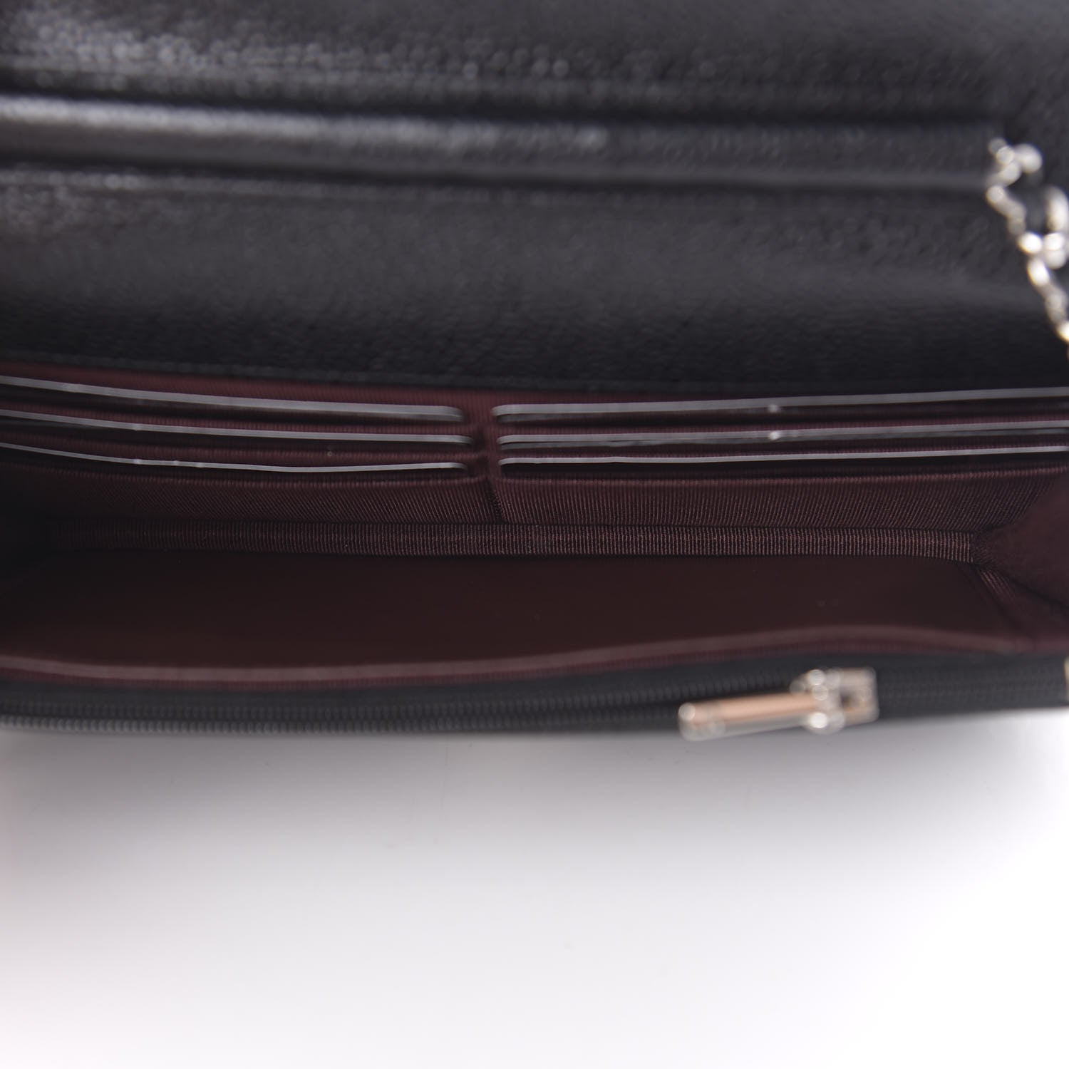 Chanel Caviar Quilted Wallet On Chain WOC Black 5 of 11