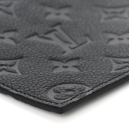 Louis Vuitton Empreinte Felicie Chain Wallet Zippered Insert Black 8 of 9