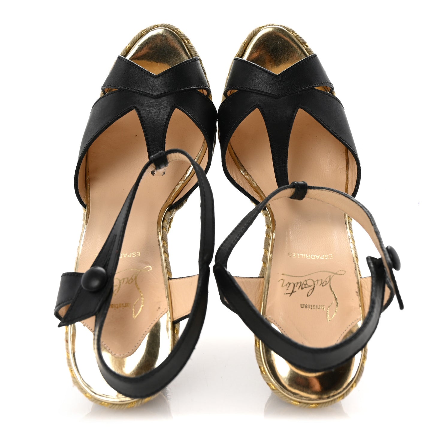 Calf Hair Calfskin Trotolita Leopard Espadrille Sandals 36 Black Multicolor