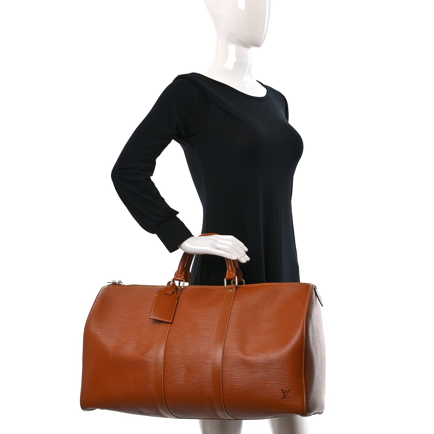 Louis Vuitton Epi Keepall 45 Cipango 2 of 12