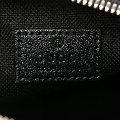 Gucci Sakai Be Green Calfskin Diagonal Stitched Mini Blondie Barrel Shoulder Bag Black 6 of 9