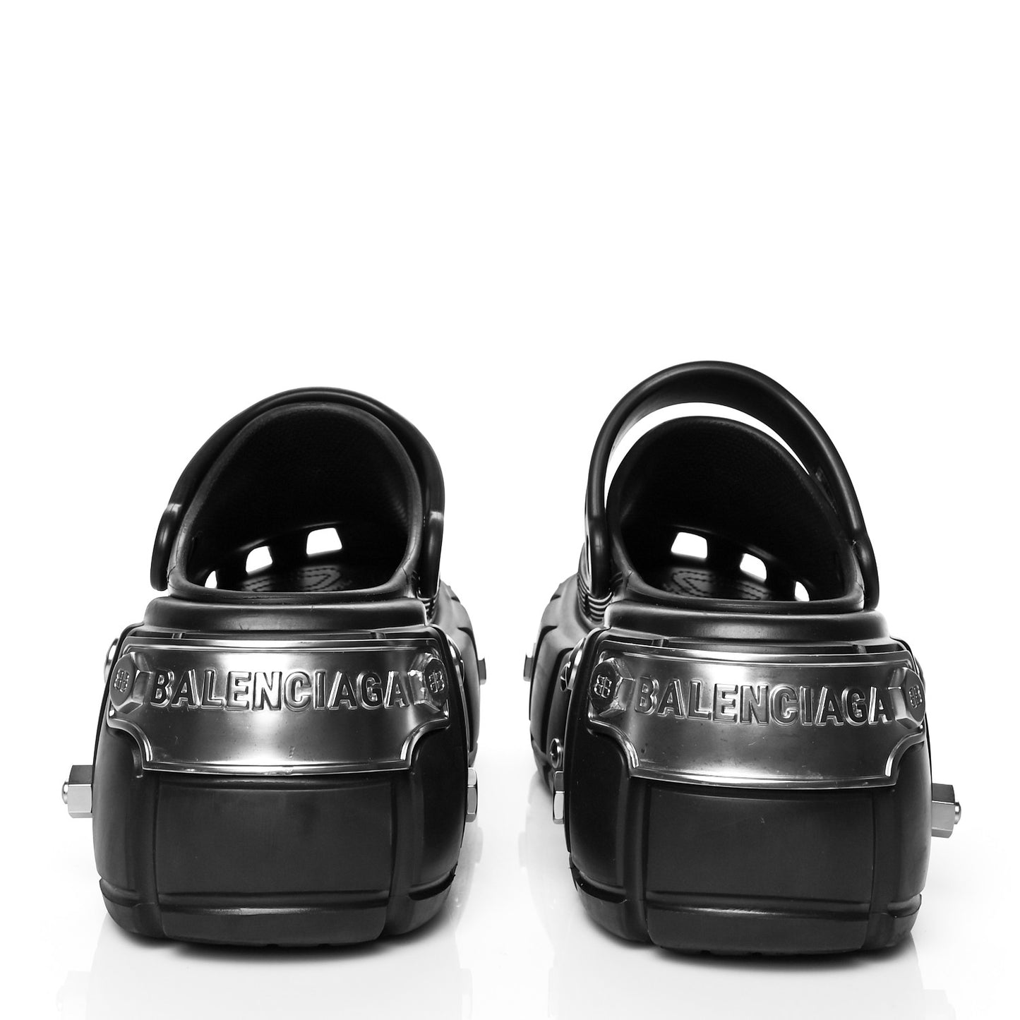 X CROCS Rubber Mens Hardcroc Platform Sandals 43 Black