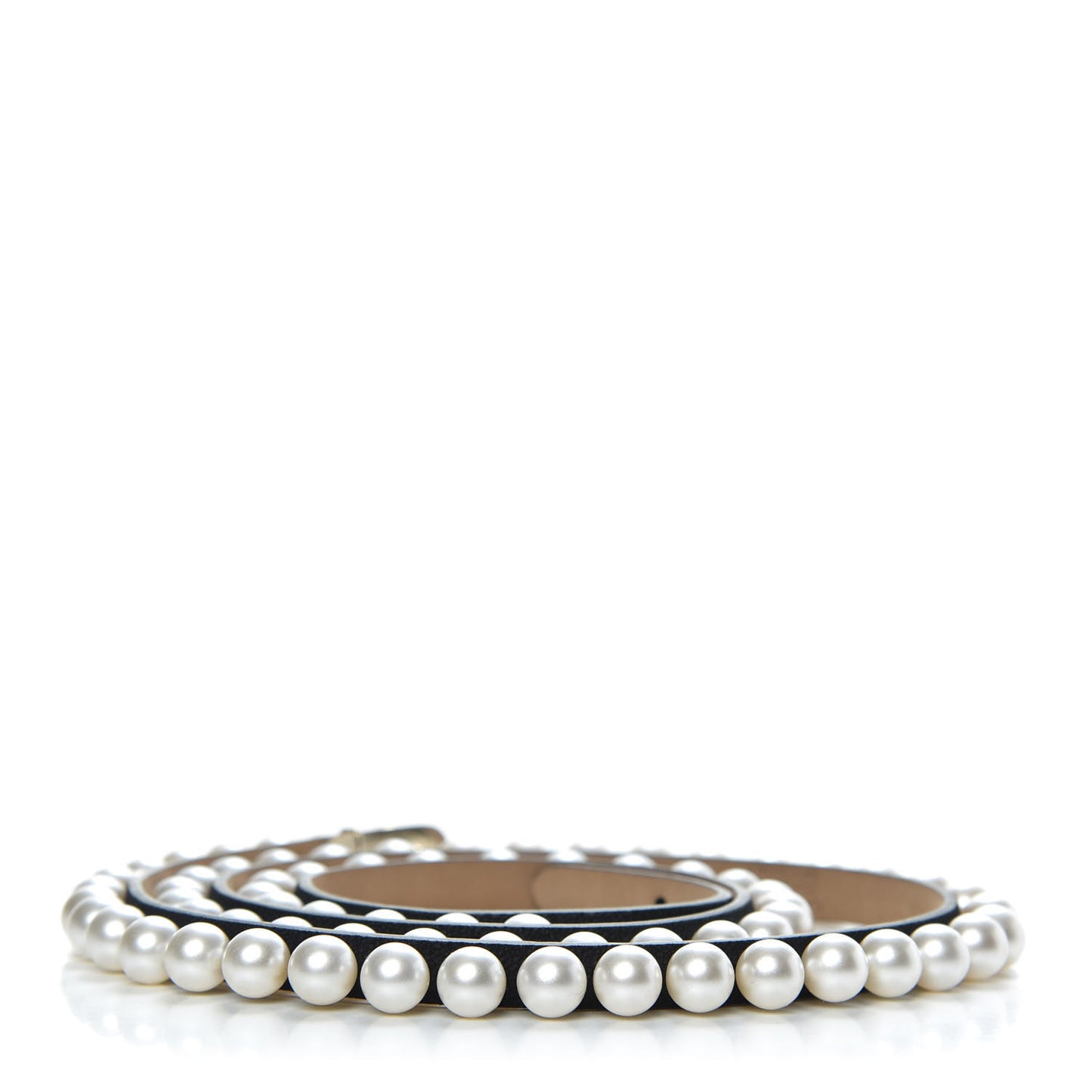 Calfskin Pearl CC Belt 75 30 Black