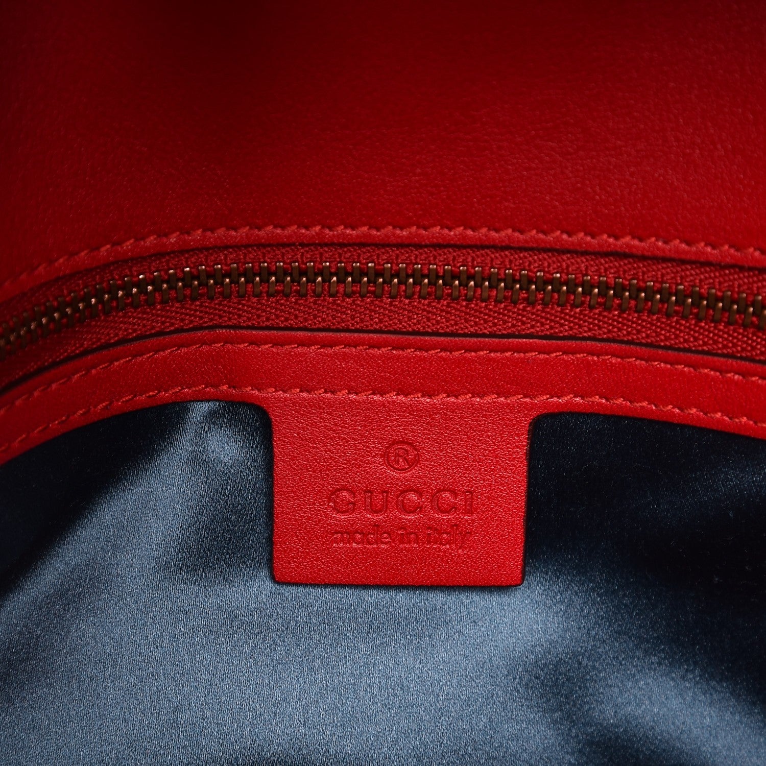 Gucci Velvet Matelasse Medium GG Marmont Shoulder Bag Hibiscus Red 6 of 7