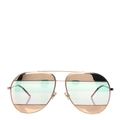 Christian Dior Split 1 Aviator Sunglasses Gold 2 of 7