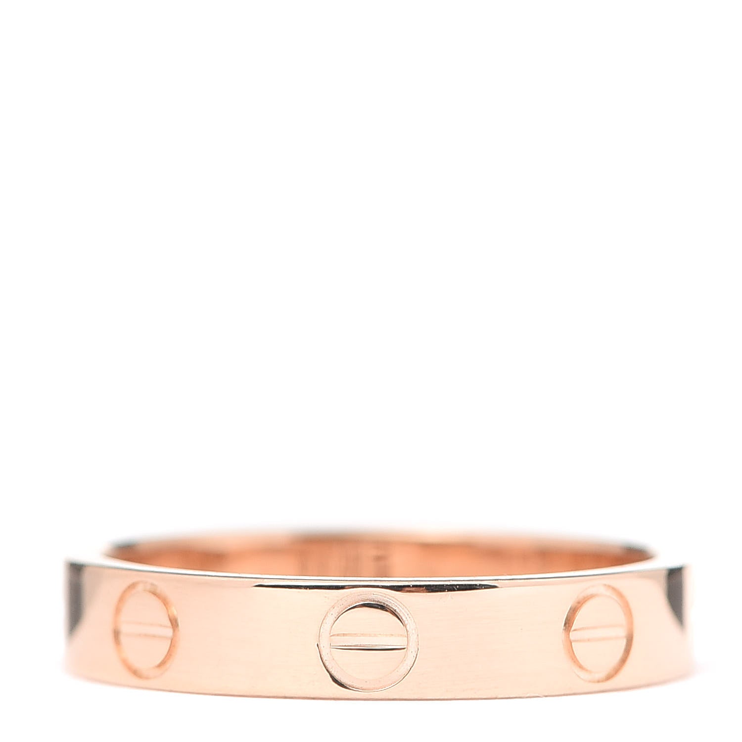 Cartier 18K Pink Gold 3.5mm LOVE Wedding Band Ring 52 6 3 of 4