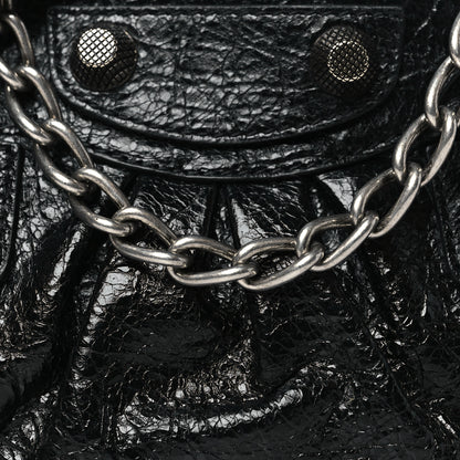 Balenciaga Agneau Arena Le Cagole Mini Purse With Chain Black 8 of 10