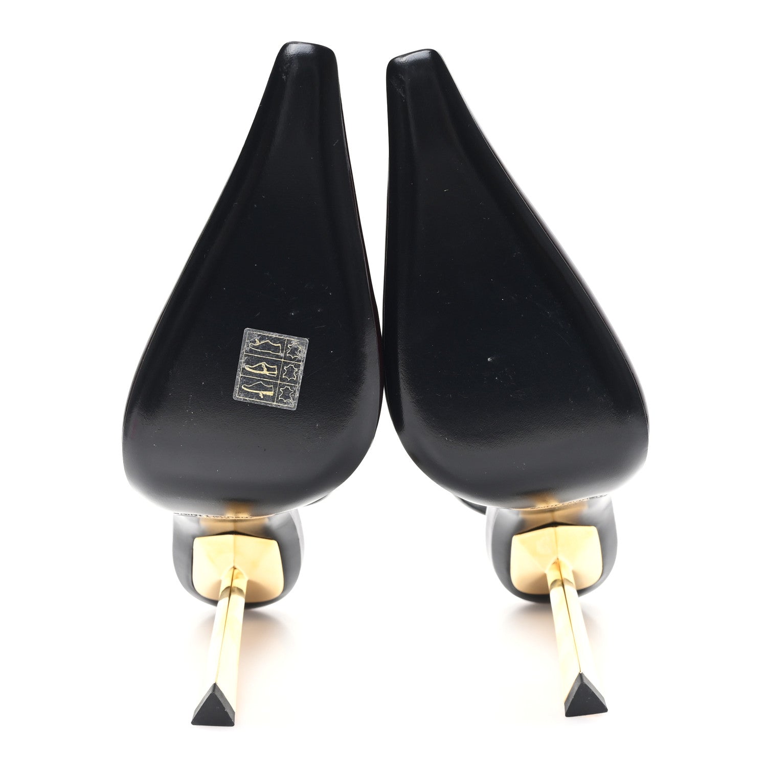Saint Laurent Vernice Gloss Lee 110 Slingback Pumps 36.5 Marron Glacé 6 of 10