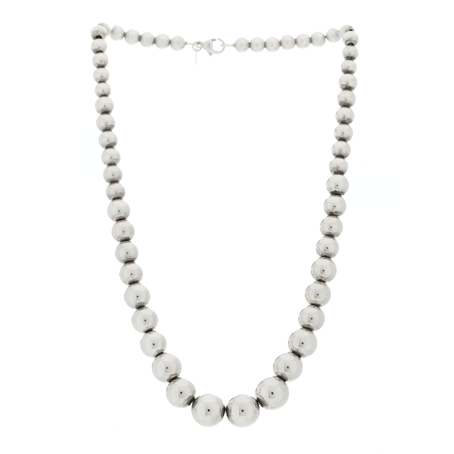 Sterling Silver HardWear Graduated Ball Necklace