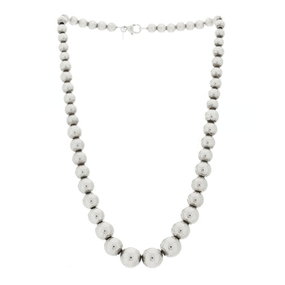 Tiffany Sterling Silver HardWear Graduated Ball Necklace 3 of 6