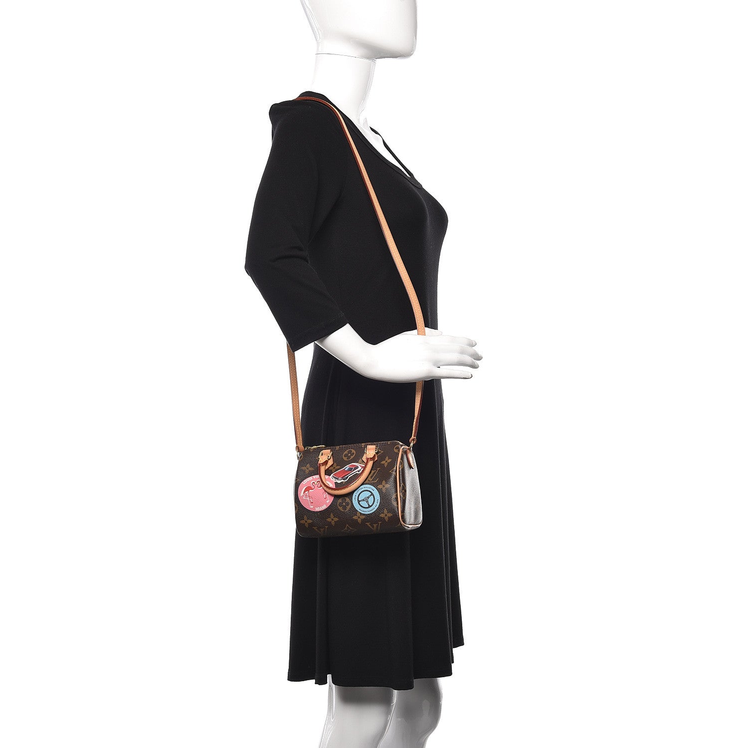 Louis Vuitton Monogram World Tour Nano Speedy 2 of 10