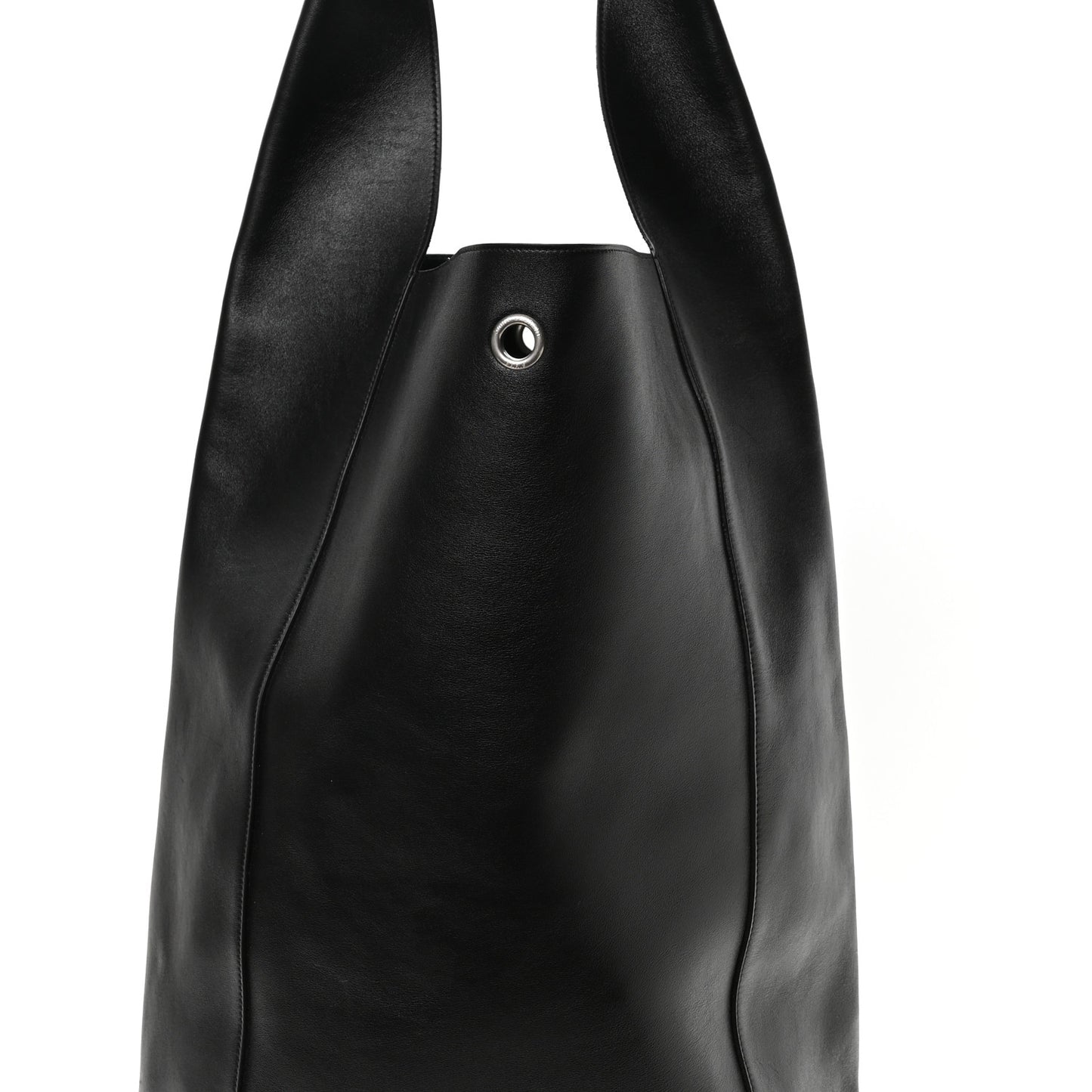 Supple Calfskin Large Tanger Hobo Black