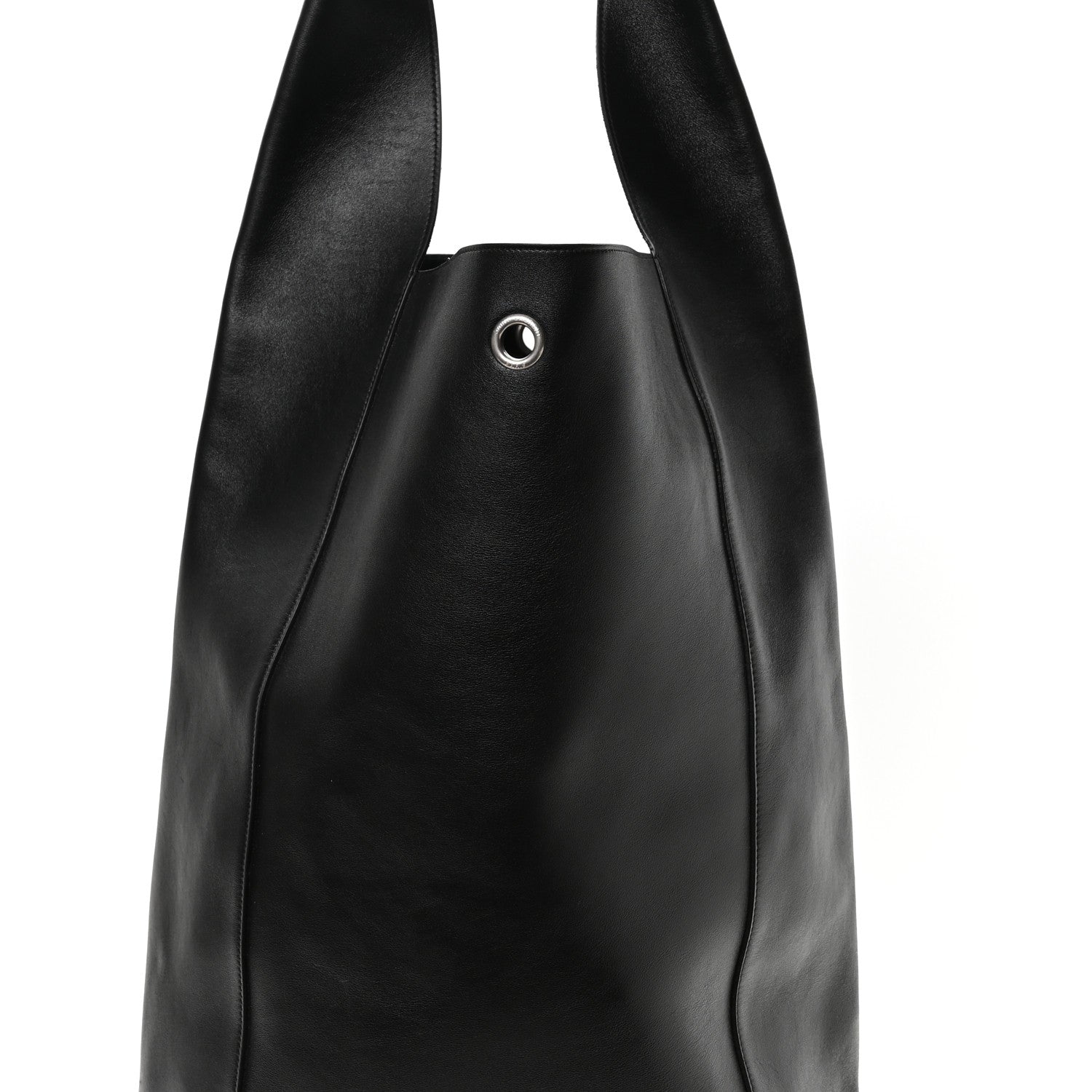Saint Laurent Supple Calfskin Large Tanger Hobo Black 8 of 10