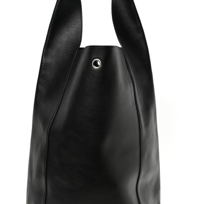 Saint Laurent Supple Calfskin Large Tanger Hobo Black 8 of 10