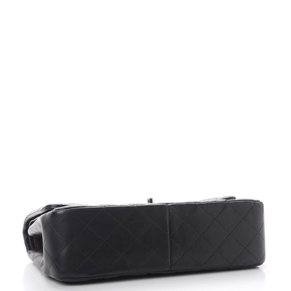 Chanel Lambskin Quilted Jumbo Double Flap Black 5 of 15