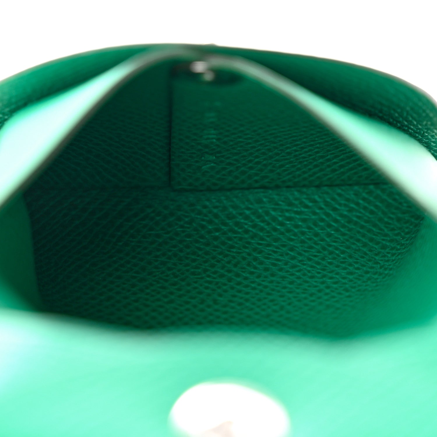 Hermes Epsom Bastia Coin Purse Vert Jade 5 of 9