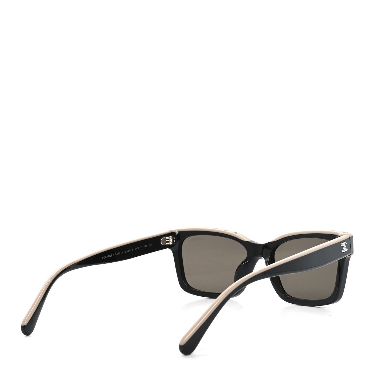 Acetate Polarized Square Sunglasses 5417-A Black